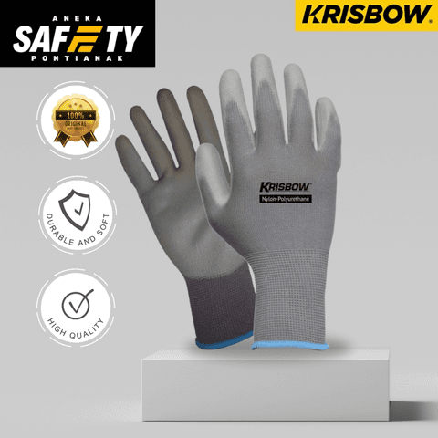 Krisbow Glove Sarung Tangan Pengaman Nilon Pu