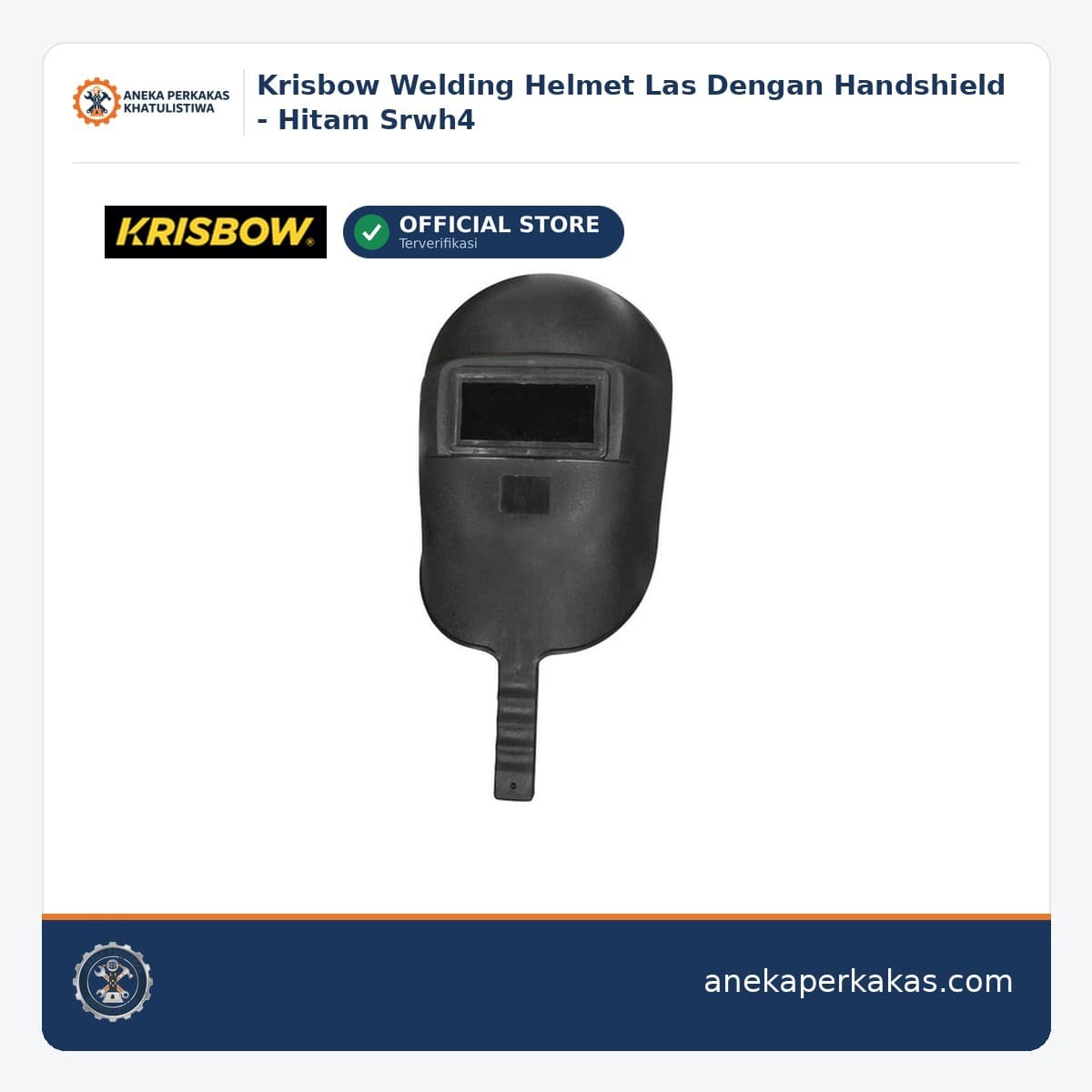 Krisbow Welding Helmet Las Dengan Handshield - Hitam Srwh4 β Topeng Las